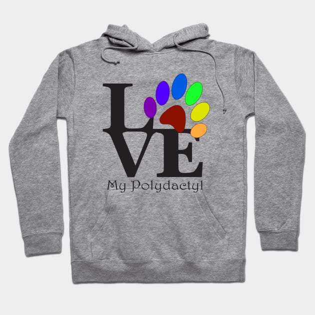 Polydactyl LOVE Hoodie by PolydactylLove